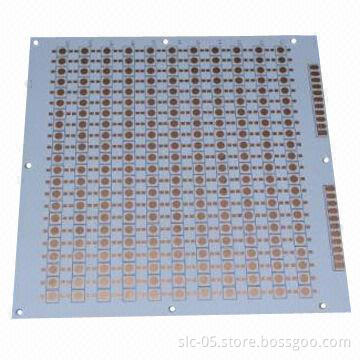 Copper Base PCB with White Solder Mask ENIG Surface, 1.5mm for Solar Power